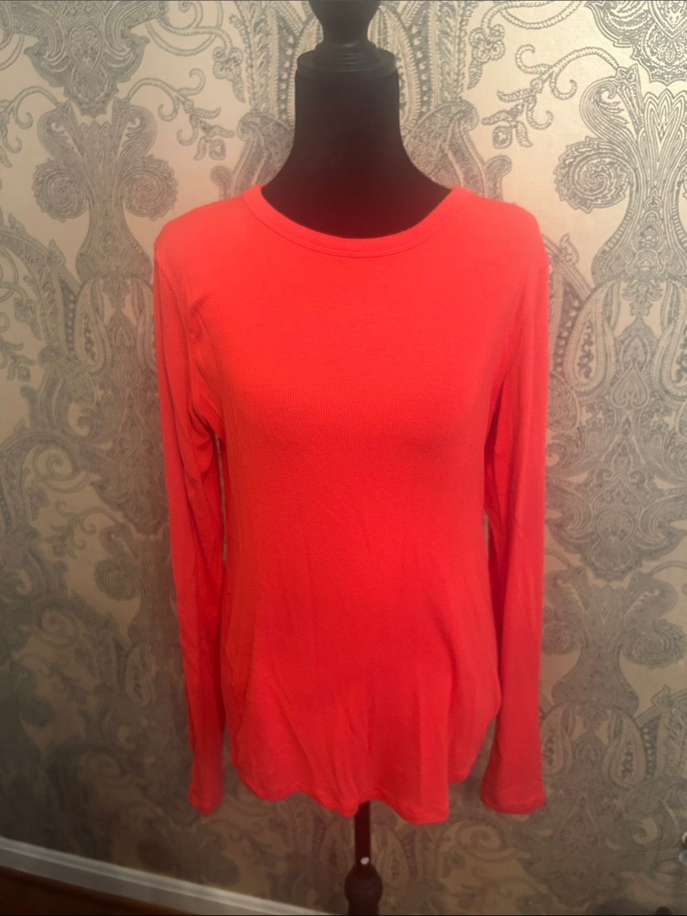 Lululemon Athletica Hold Tight Long Sleeve Shirt in Red Glow